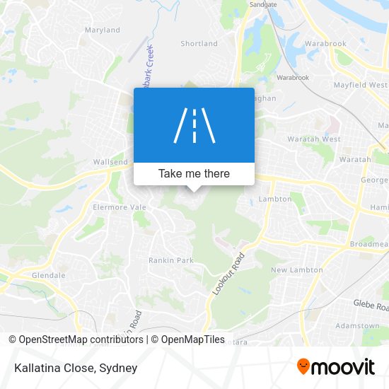 Kallatina Close map