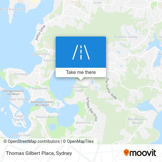 Thomas Gilbert Place map