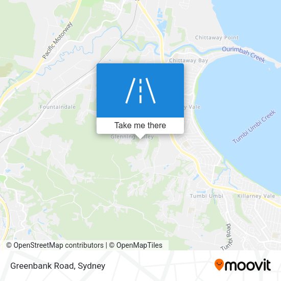 Greenbank Road map