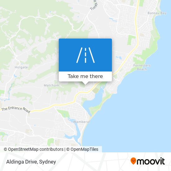 Mapa Aldinga Drive