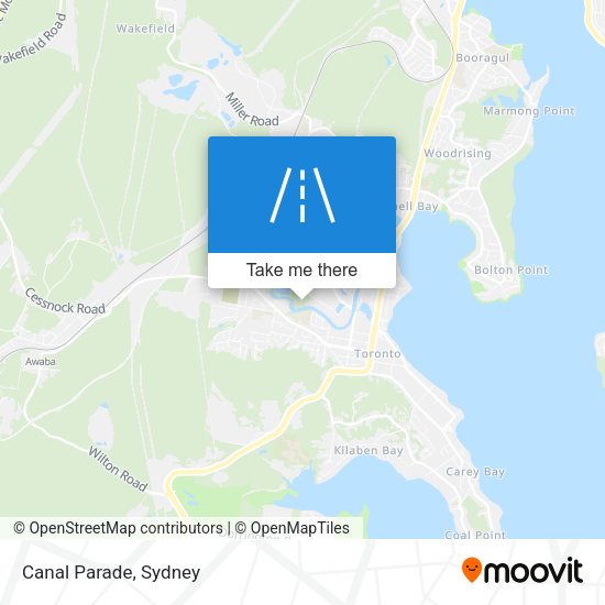 Canal Parade map