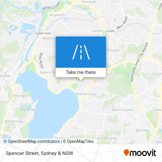 Spencer Street map