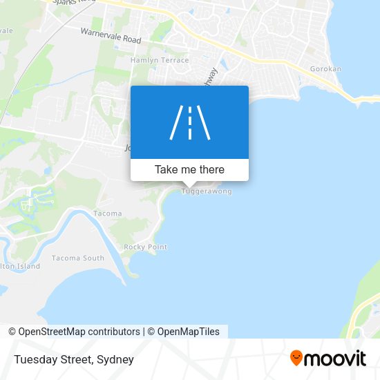 Tuesday Street map