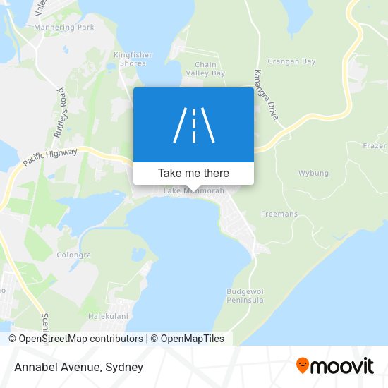 Annabel Avenue map