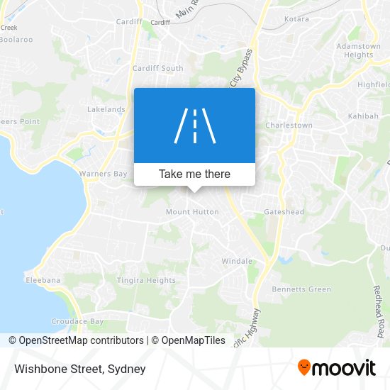Wishbone Street map
