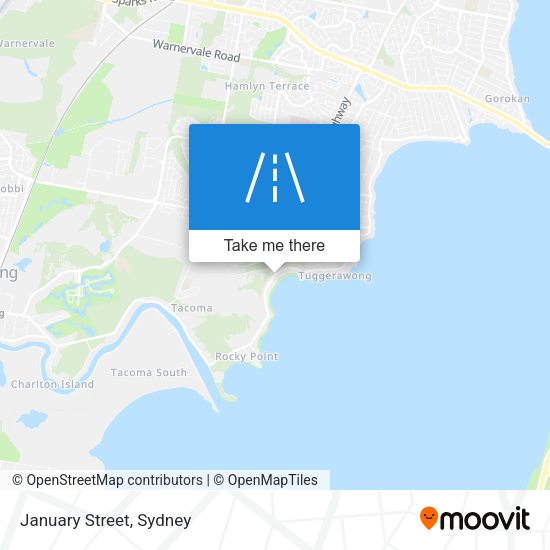 January Street map