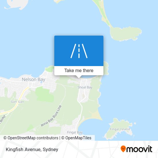Kingfish Avenue map