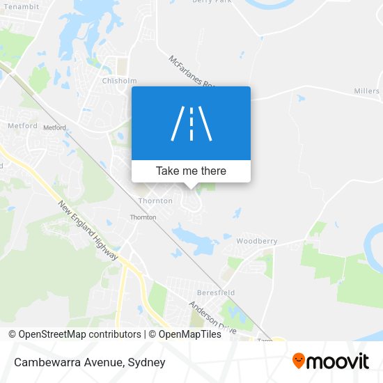 Cambewarra Avenue map