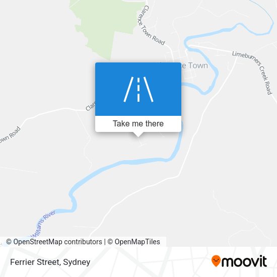 Ferrier Street map
