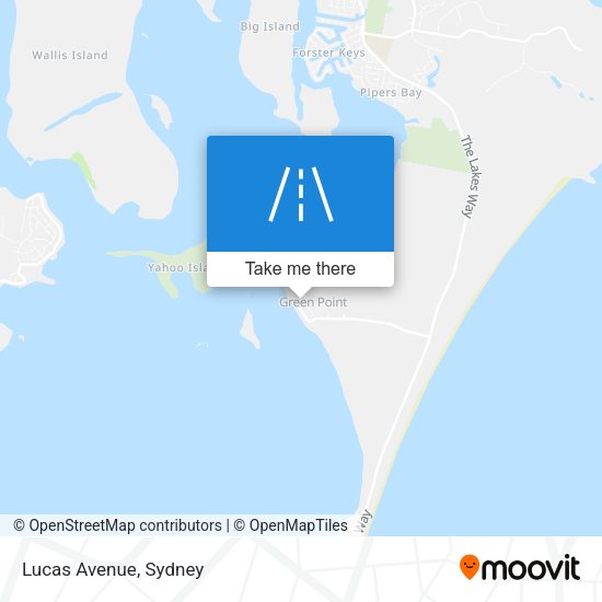 Lucas Avenue map