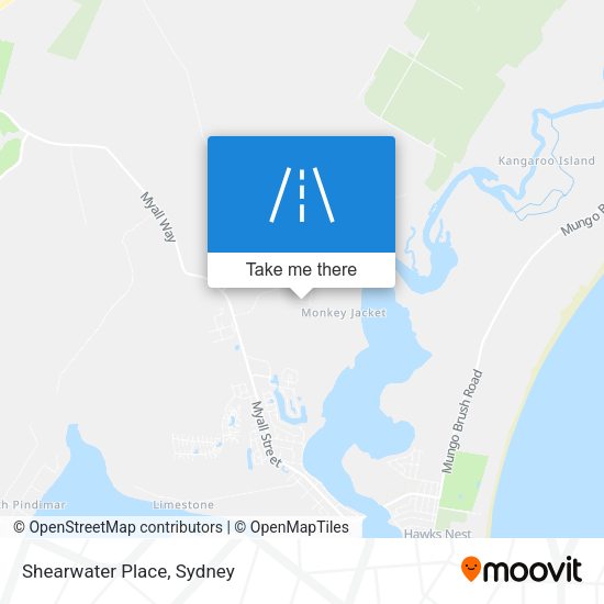 Shearwater Place map