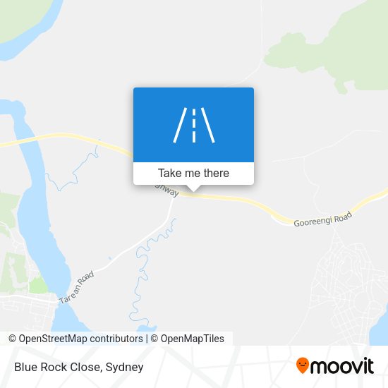 Blue Rock Close map