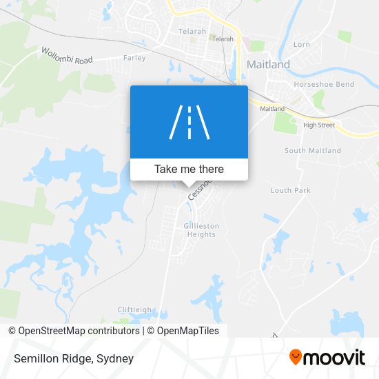 Semillon Ridge map