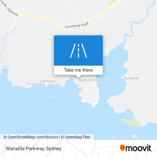 Warialda Parkway map