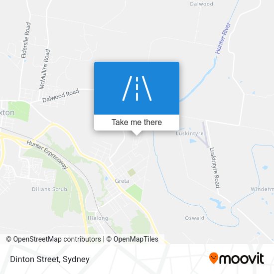Dinton Street map