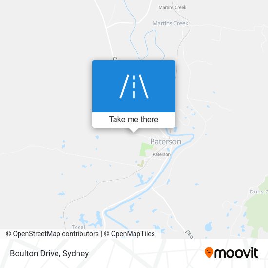 Boulton Drive map