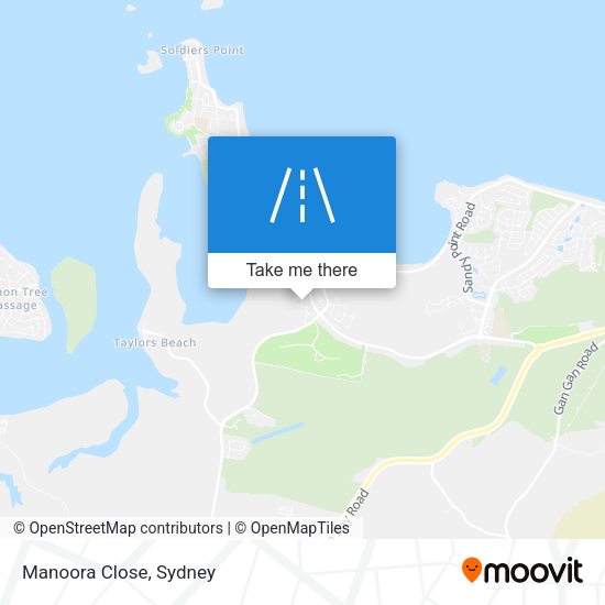 Manoora Close map
