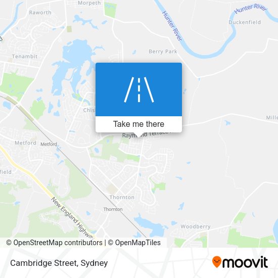 Cambridge Street map