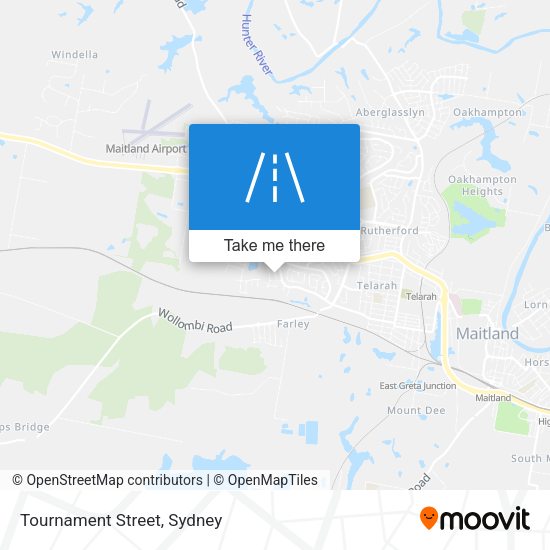 Tournament Street map
