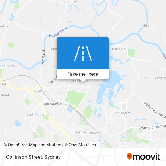 Collinson Street map
