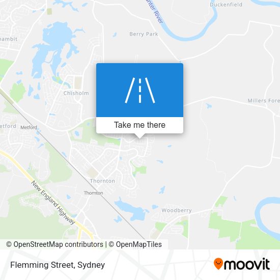 Flemming Street map