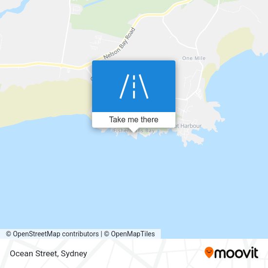 Ocean Street map