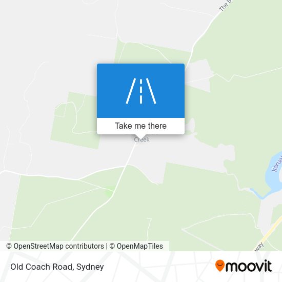Old Coach Road map
