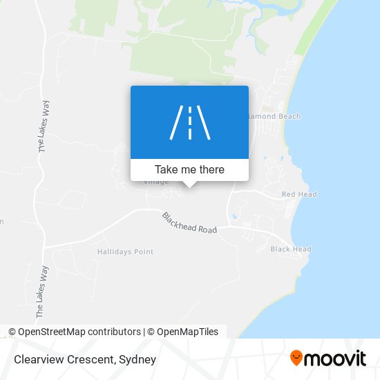 Clearview Crescent map