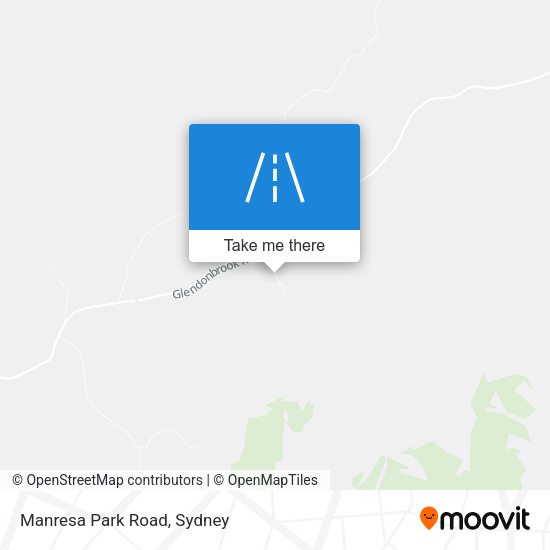 Manresa Park Road map
