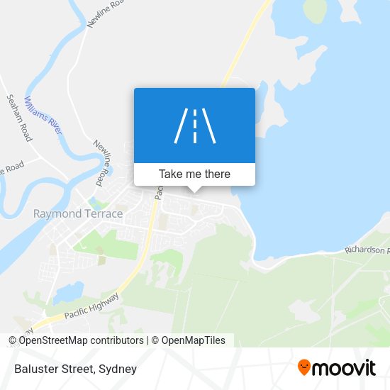 Baluster Street map