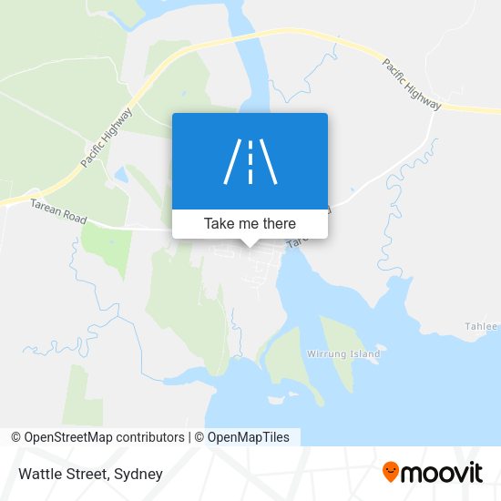 Wattle Street map