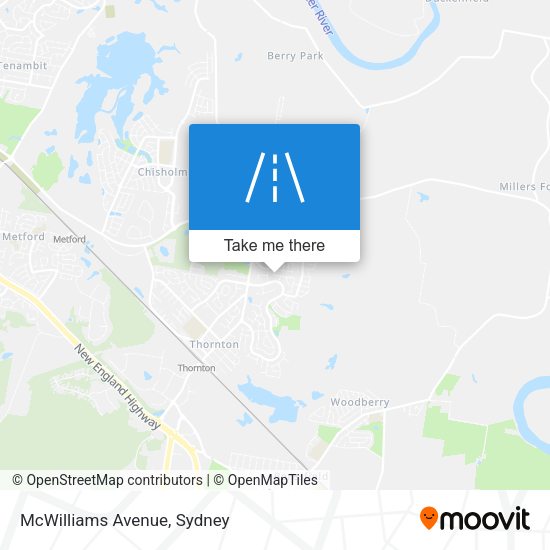 McWilliams Avenue map