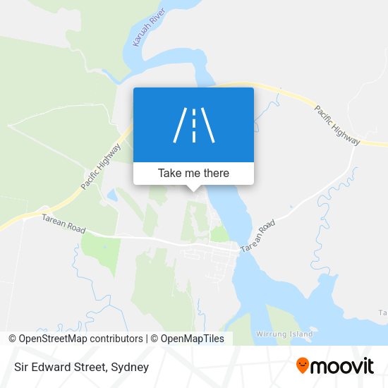 Sir Edward Street map
