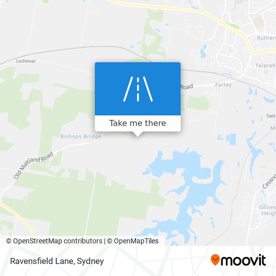 Ravensfield Lane map