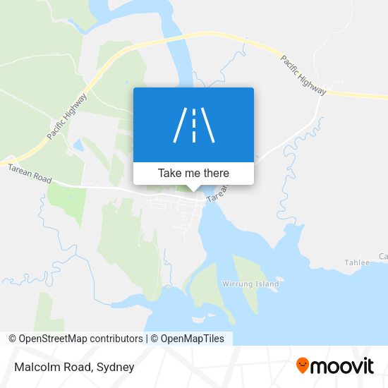 Malcolm Road map