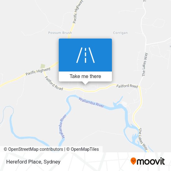 Hereford Place map
