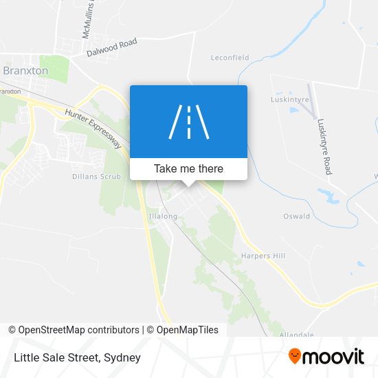 Little Sale Street map