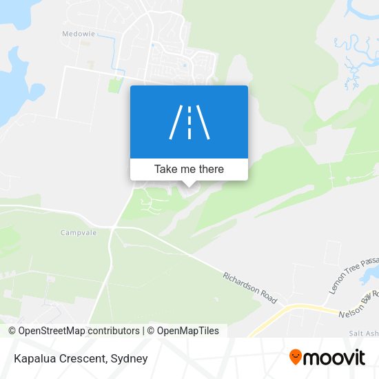 Kapalua Crescent map