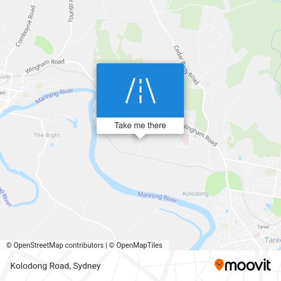 Kolodong Road map
