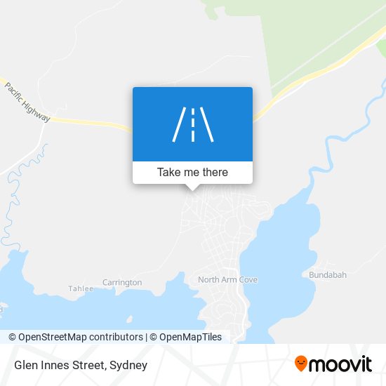 Glen Innes Street map