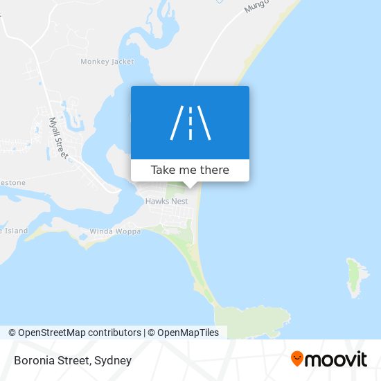 Mapa Boronia Street