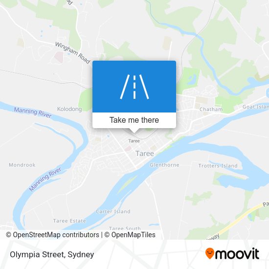 Olympia Street map