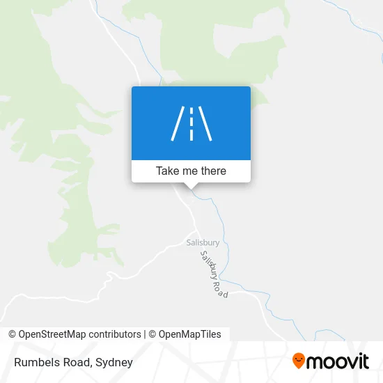 Mapa Rumbels Road