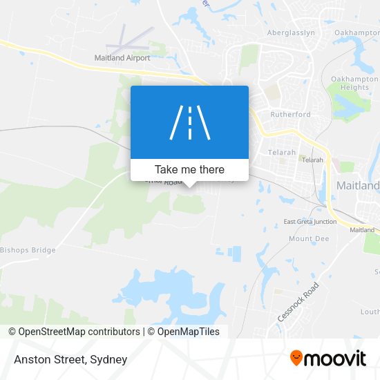 Anston Street map