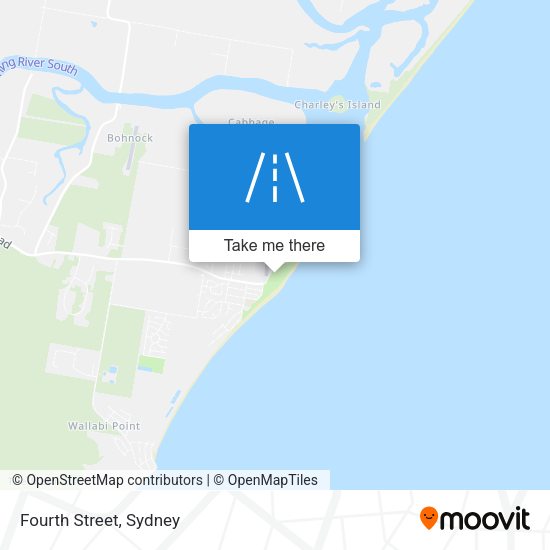 Fourth Street map