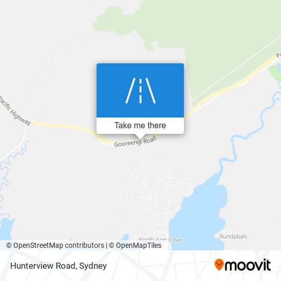 Mapa Hunterview Road