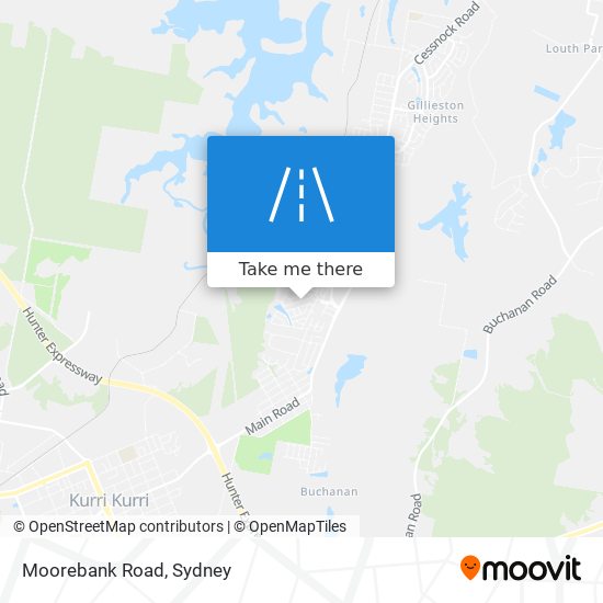 Mapa Moorebank Road