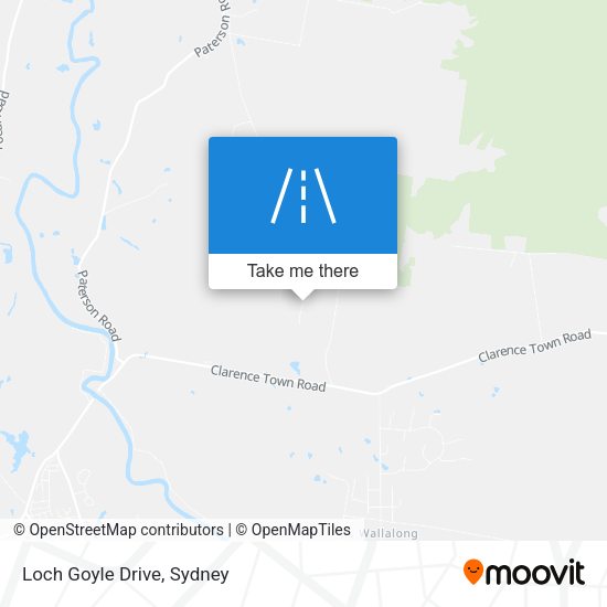 Loch Goyle Drive map