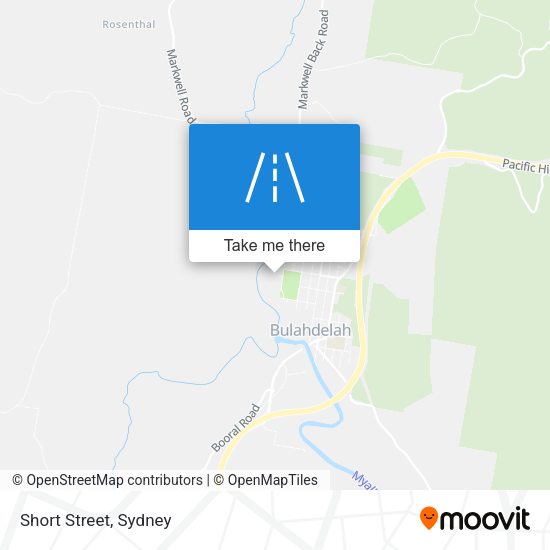 Short Street map