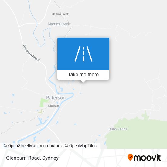 Glenburn Road map